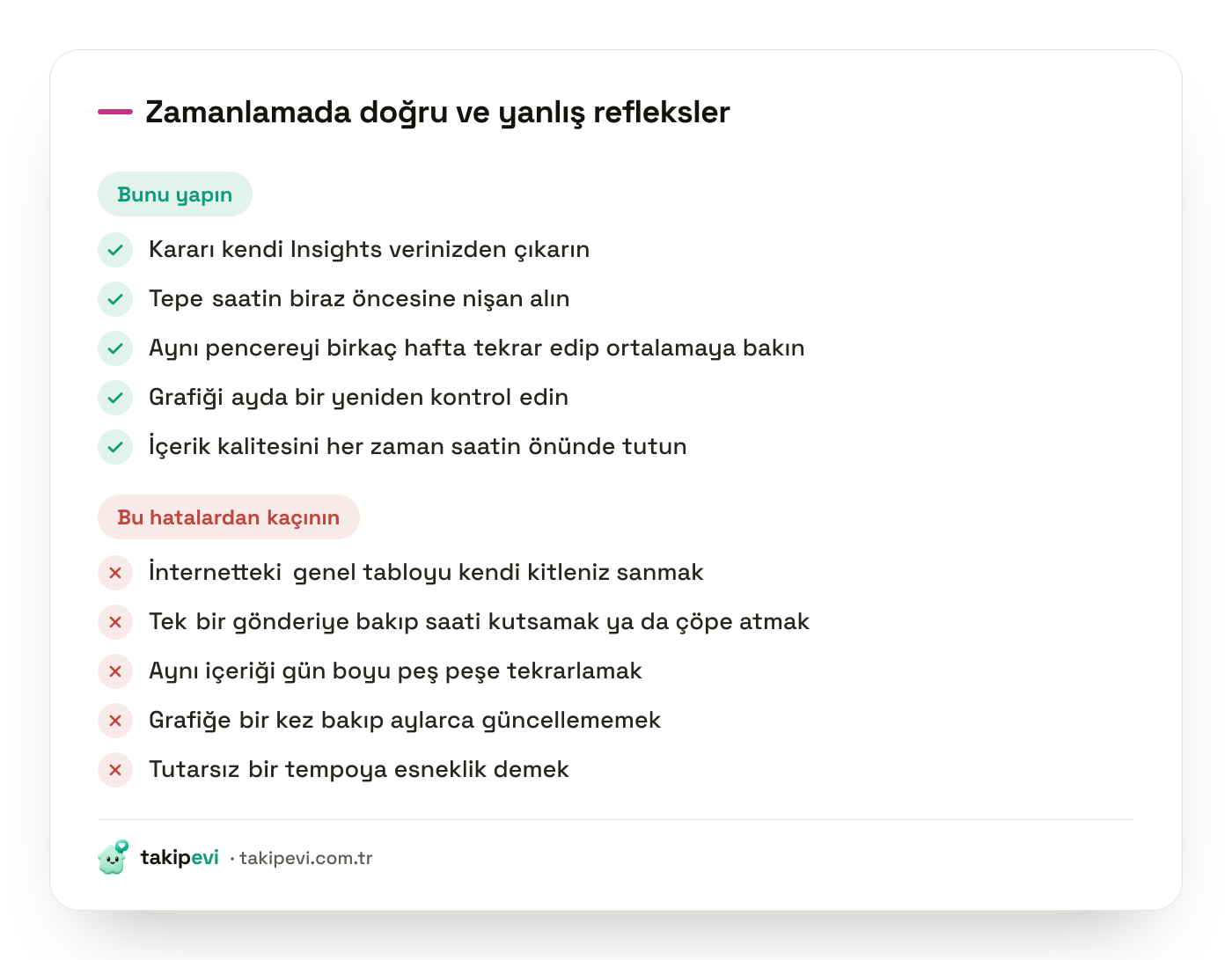 Instagram paylaşım saati kontrol listesi: zamanlamada işe yarayan alışkanlıklar ve sık yapılan hatalar